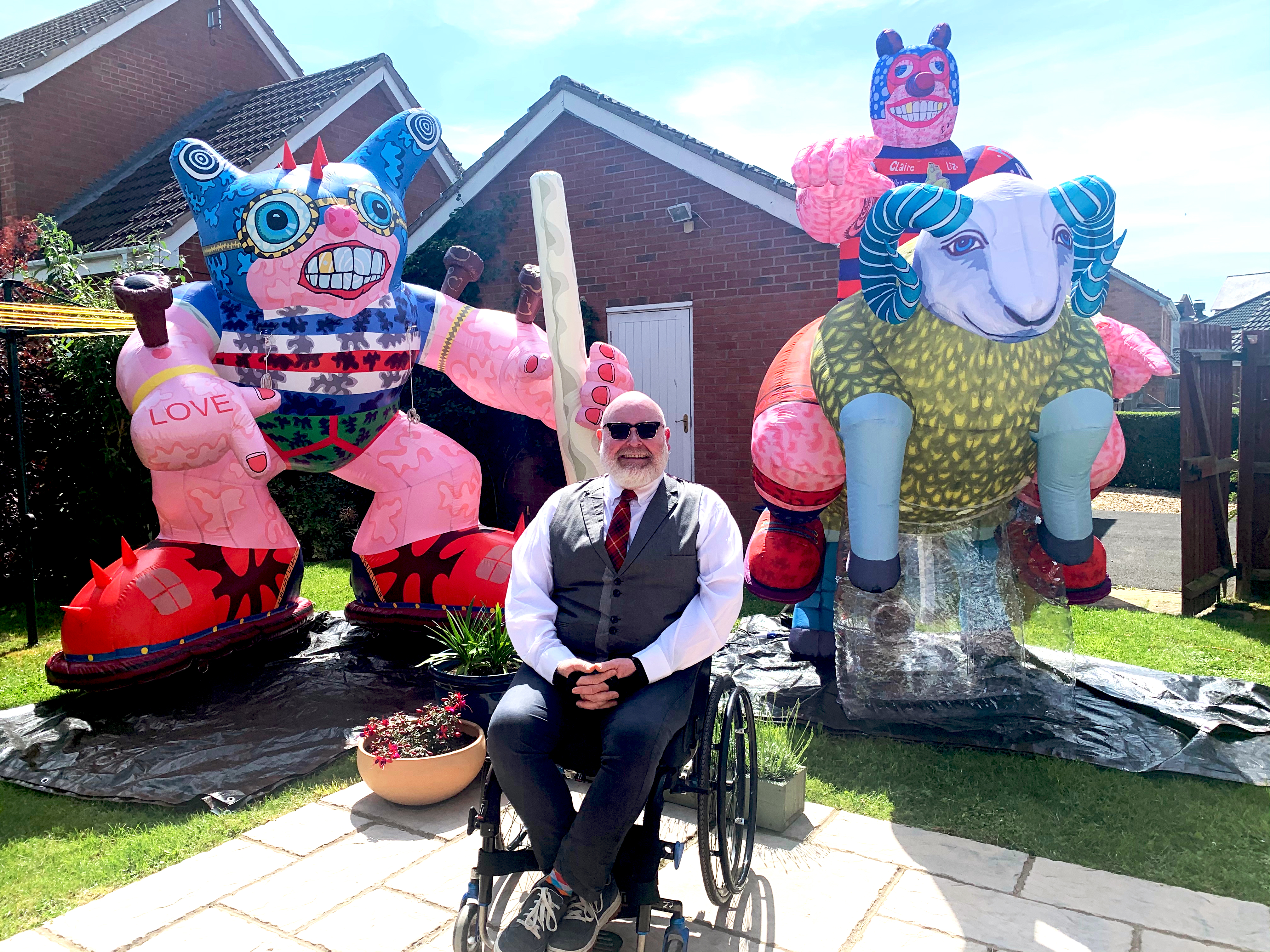 A picture of Jason Wilsher-Mills and his work