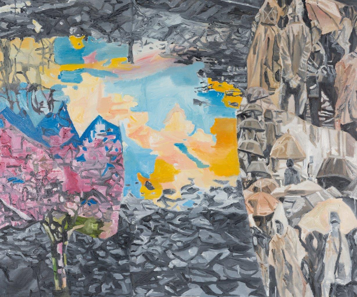 Jasmir Creed ‘Pool of Life’ 2018 oil on canvas 150 x 120 cm