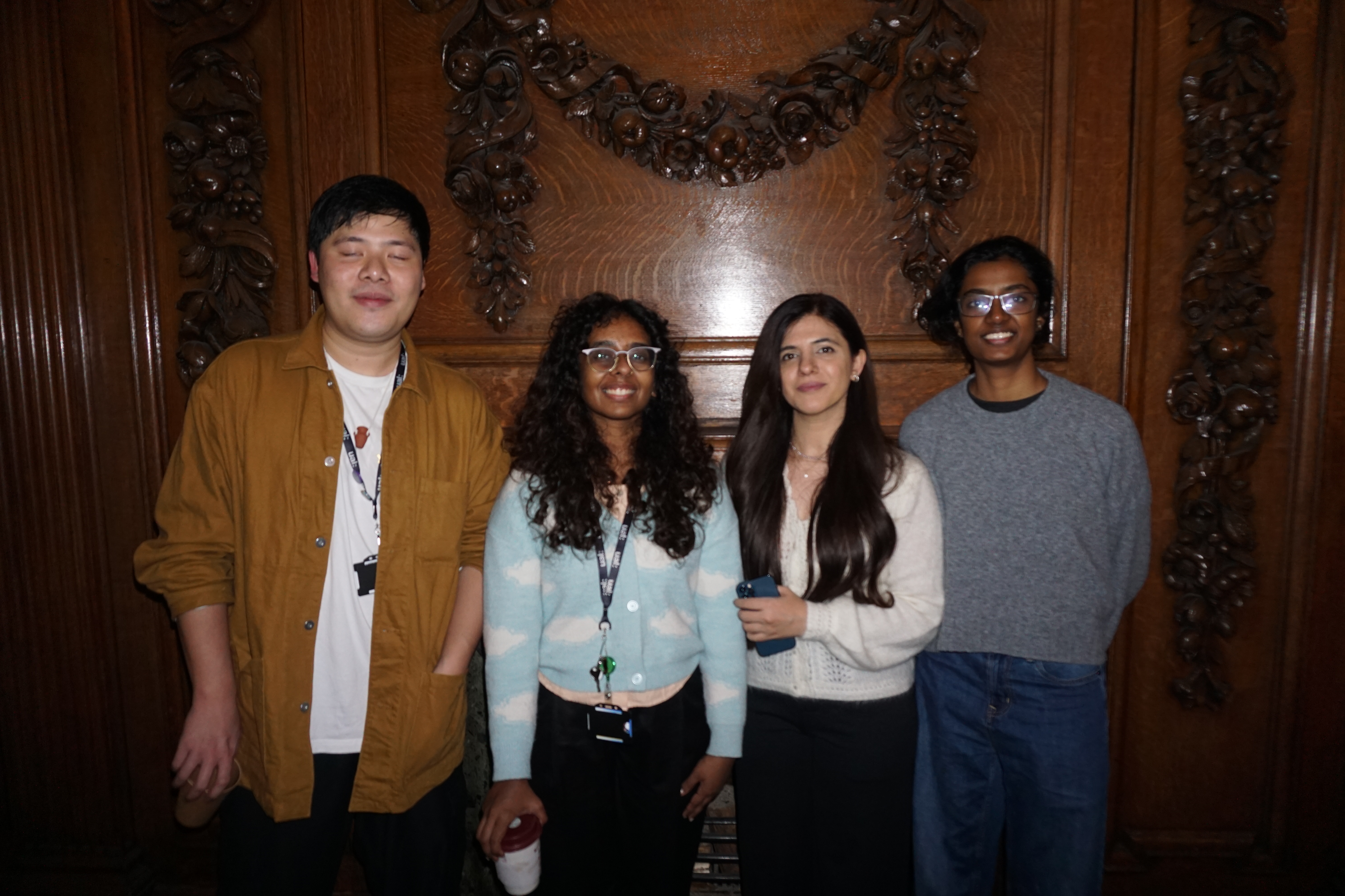 a group of students posing for a photograph