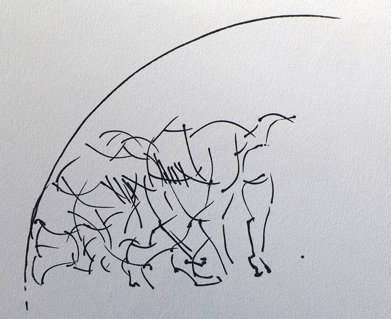Circus Drawing by Catherine Hulme