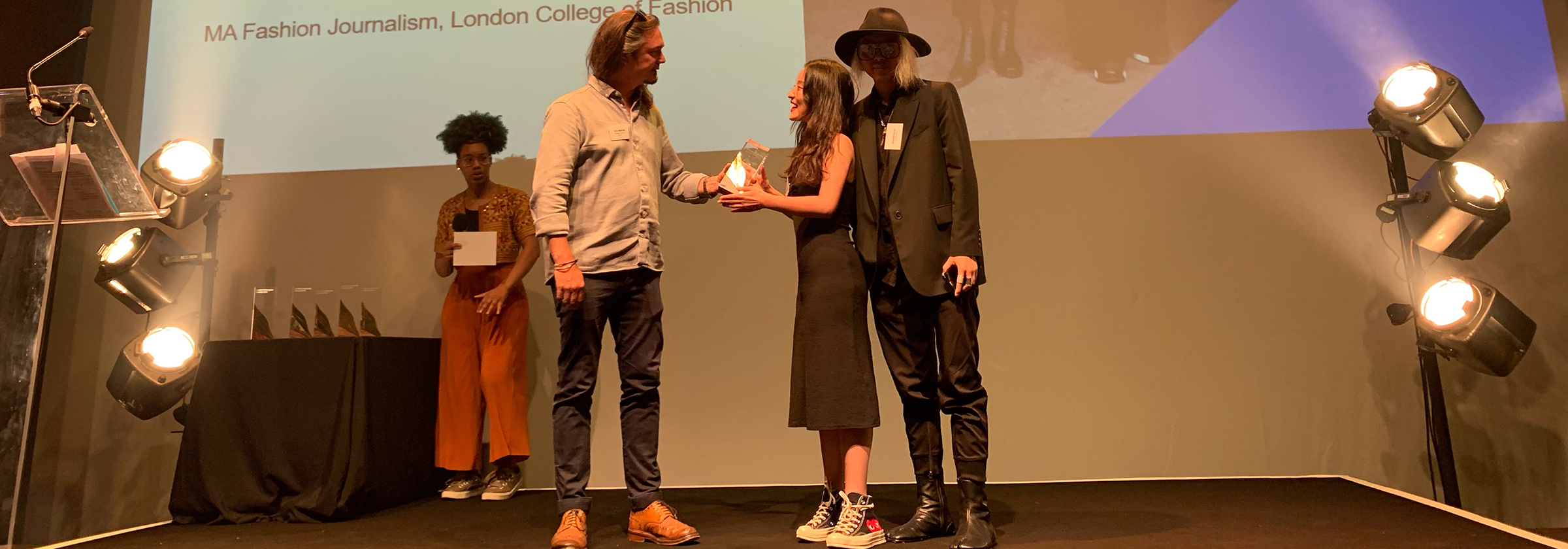 MA Fashion Journalism students win at the Creative Enterprise Awards 2019