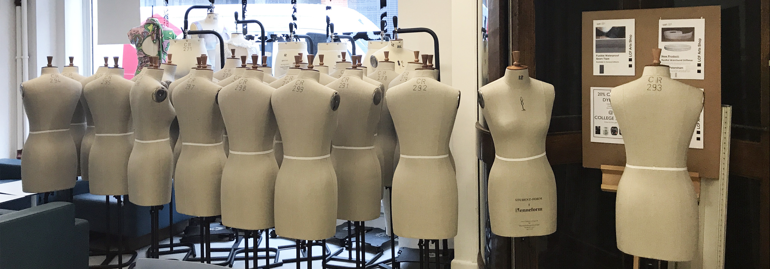 70 new mannequins now available for students at Curtain Road