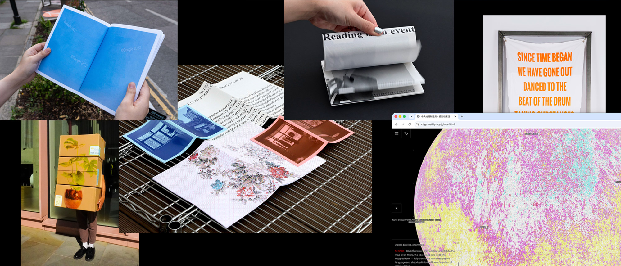 Collage of student work