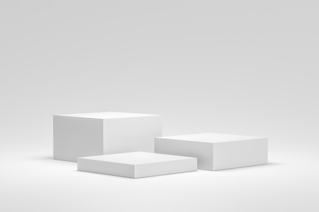  empty podium (3 white blocks)