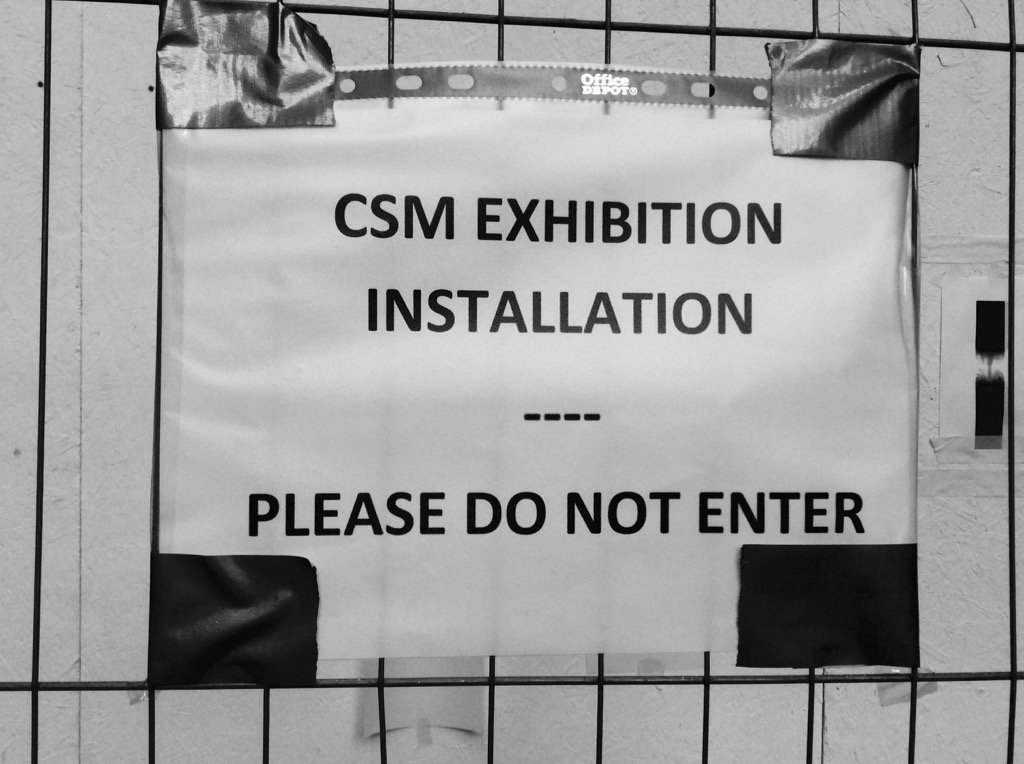 Installation – do not enter