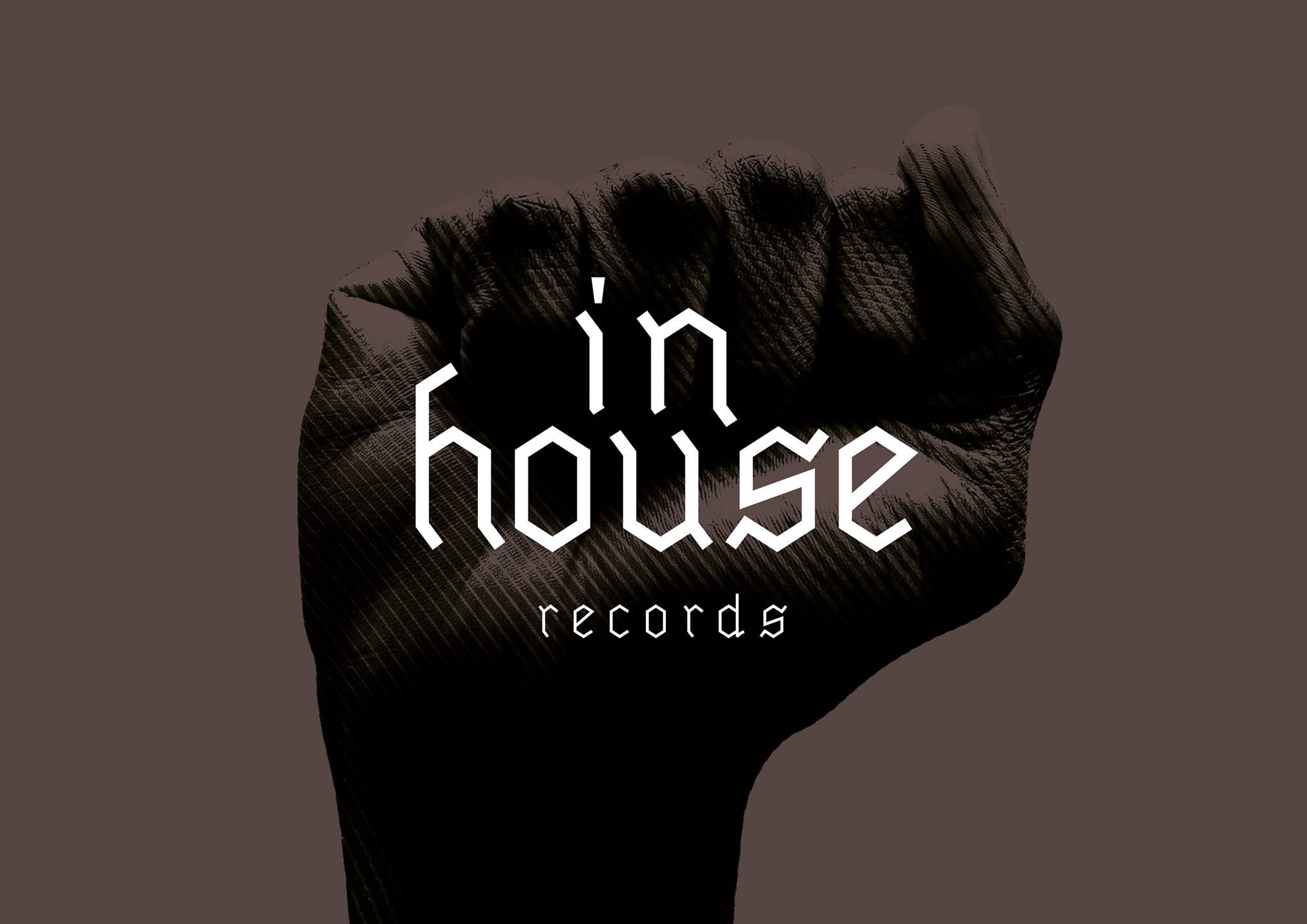 Picture of a fist with the words 'InHouse Records' on top
