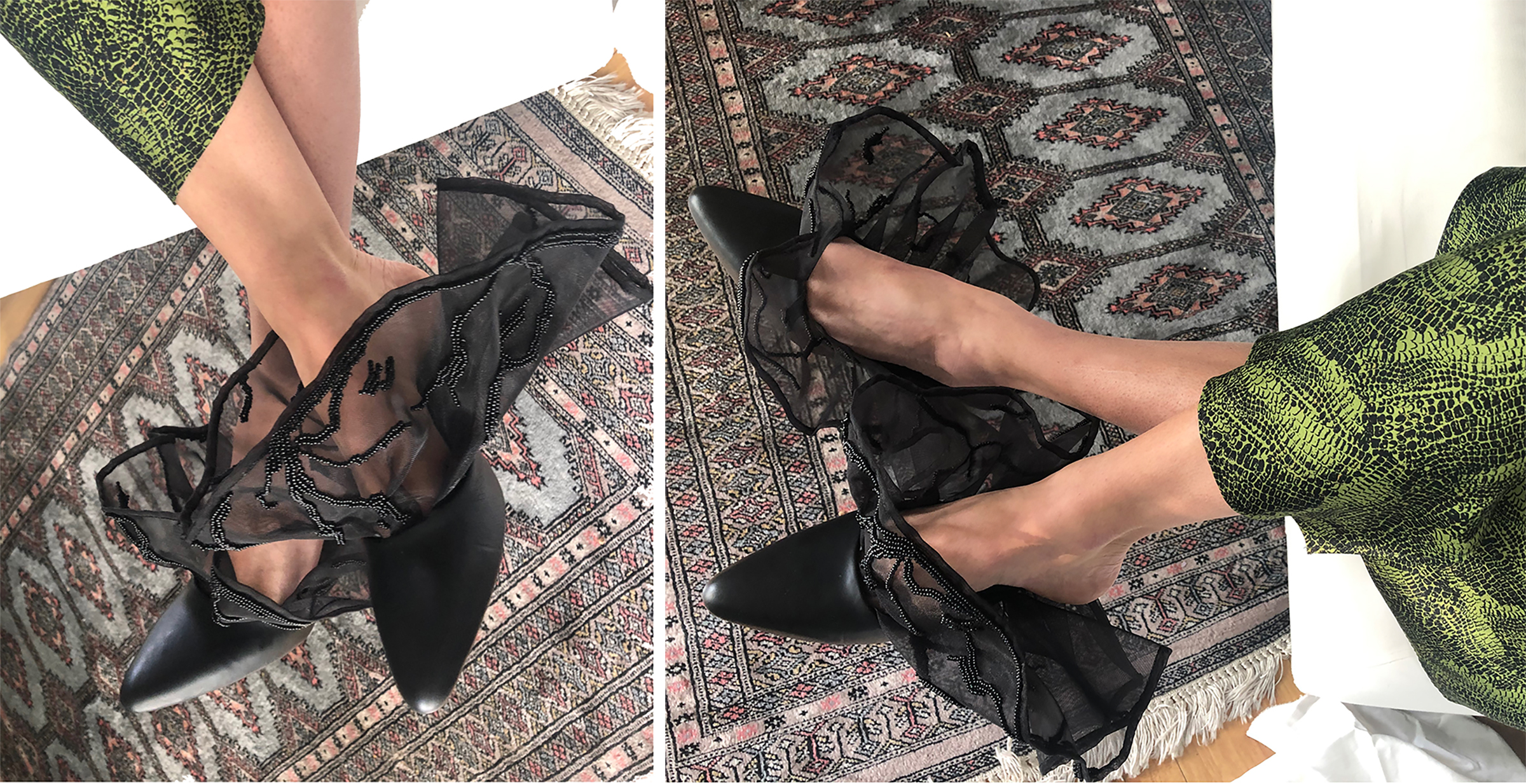 Shoes on a carpet