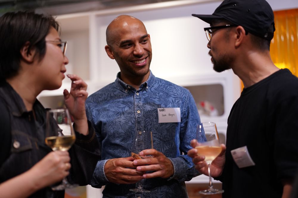 Guests chatting