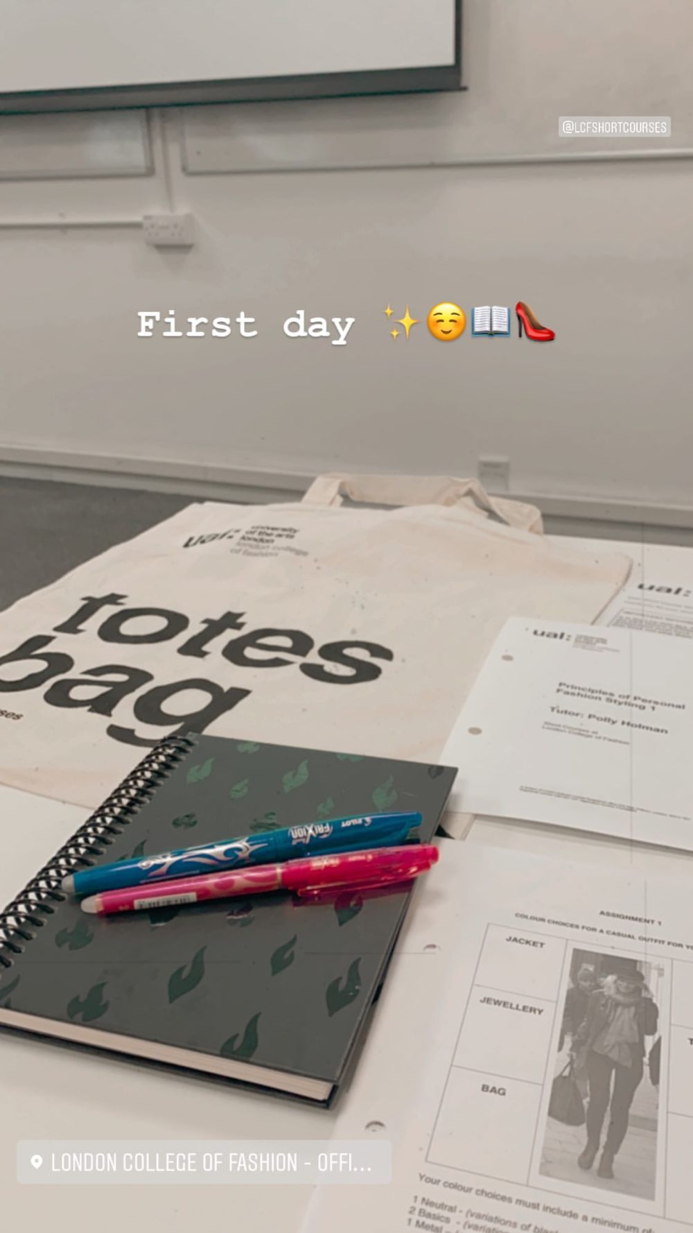 in class