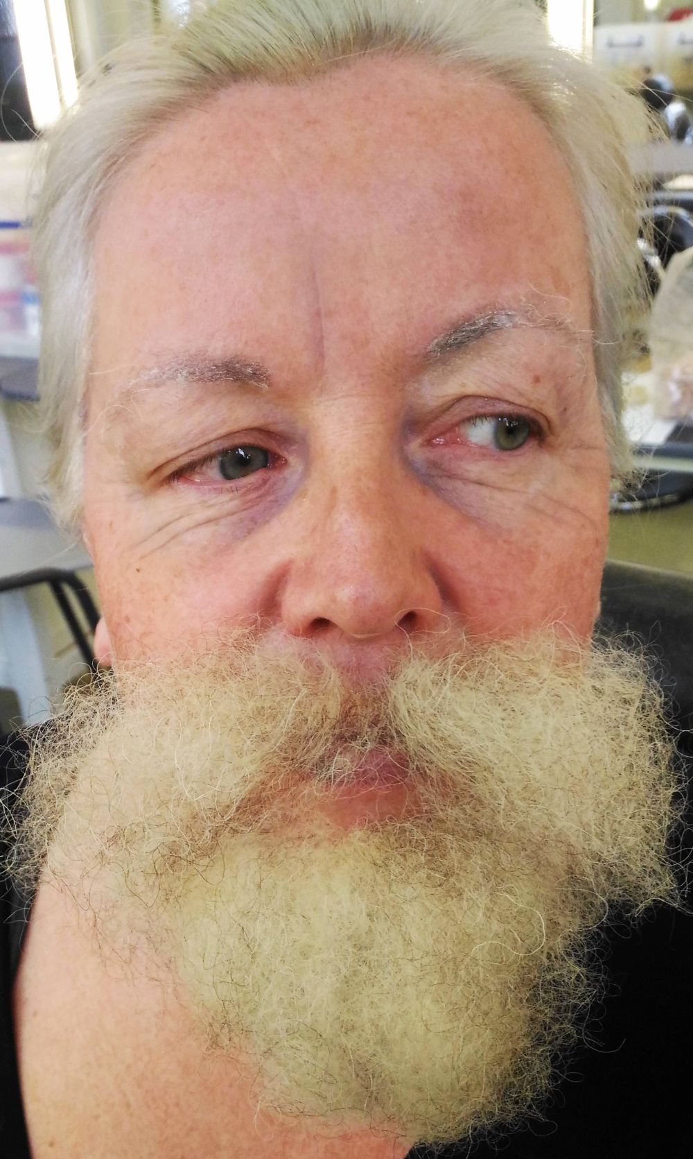 Special Effects Makeup student work - beard effect by Livia Toso