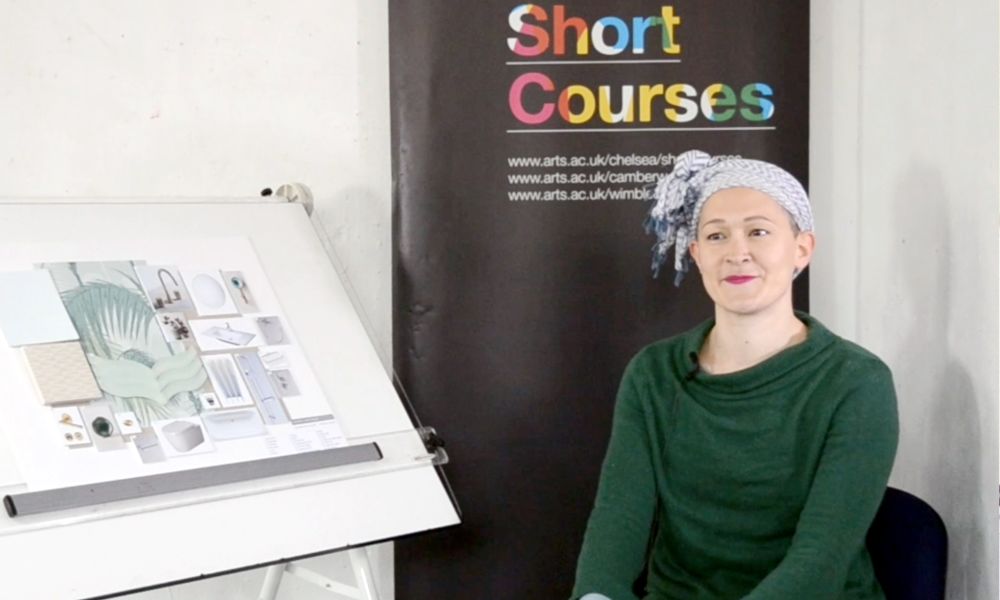 Jo Sampson talks about studying Interior Design - Module One, Two and Three