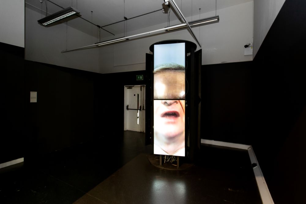 Exhibition view of work in Emergence at LCC