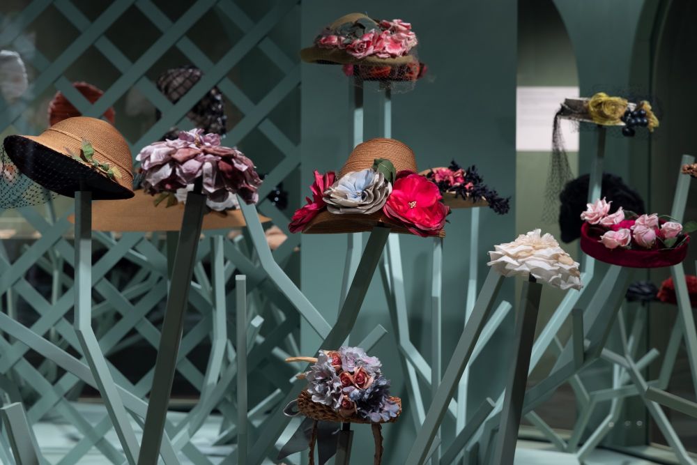 garden of hats exhibition installation shot