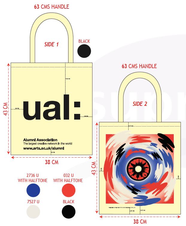 Digital image of a distorted pain pallet with the words 