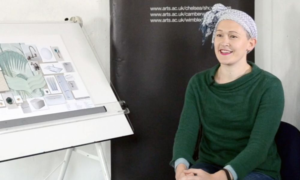 Jo Sampson talks about studying Interior Design - Module One, Two and Three