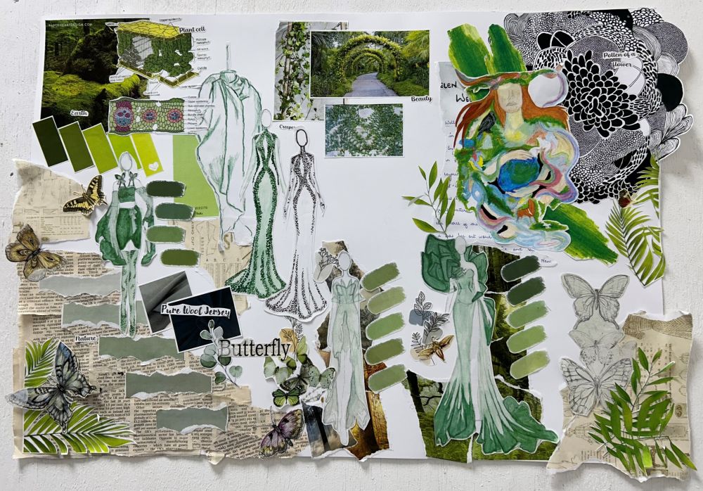 Mixed media collage 