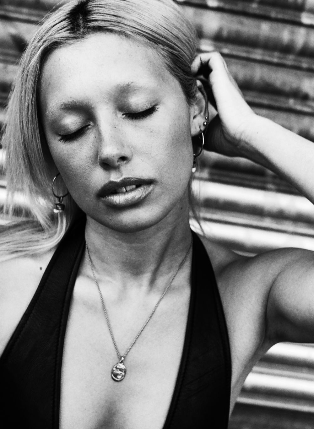 Close up portrait shot of a young woman