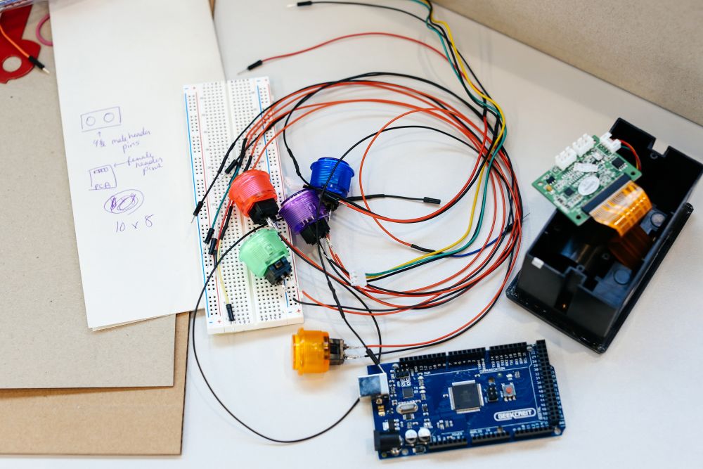 Materials including wires, circuits and lights.
