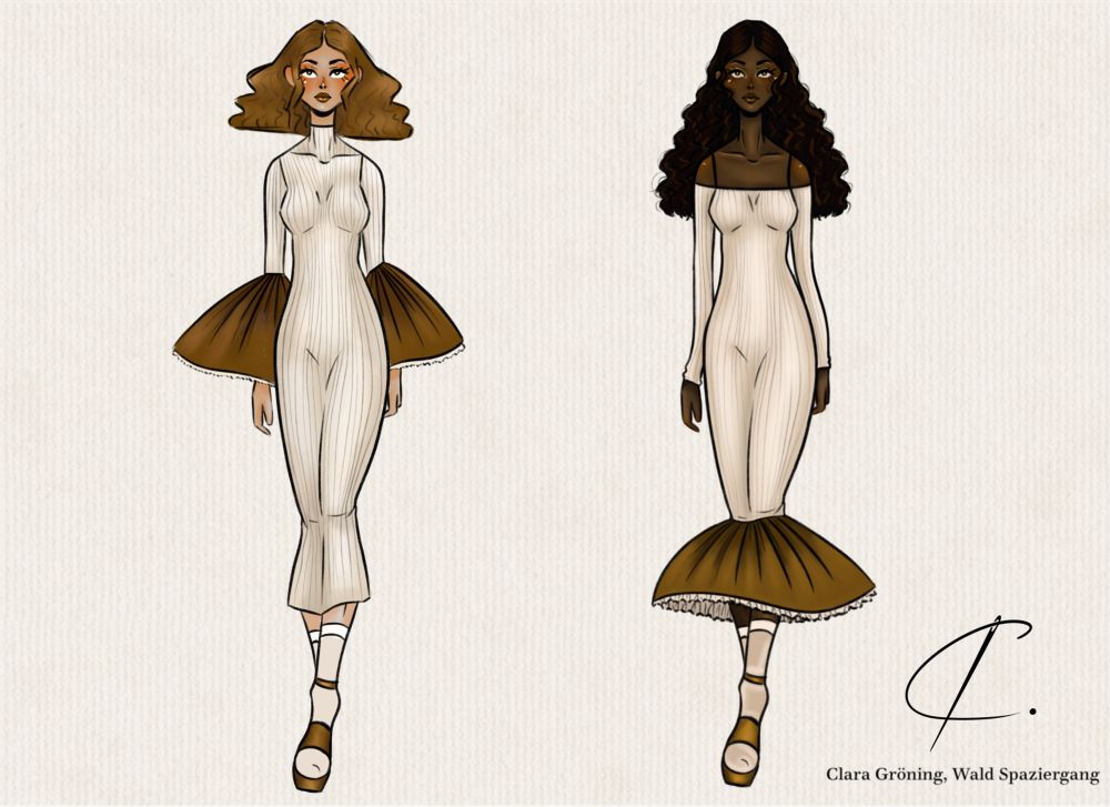 Clara's fashion illustration