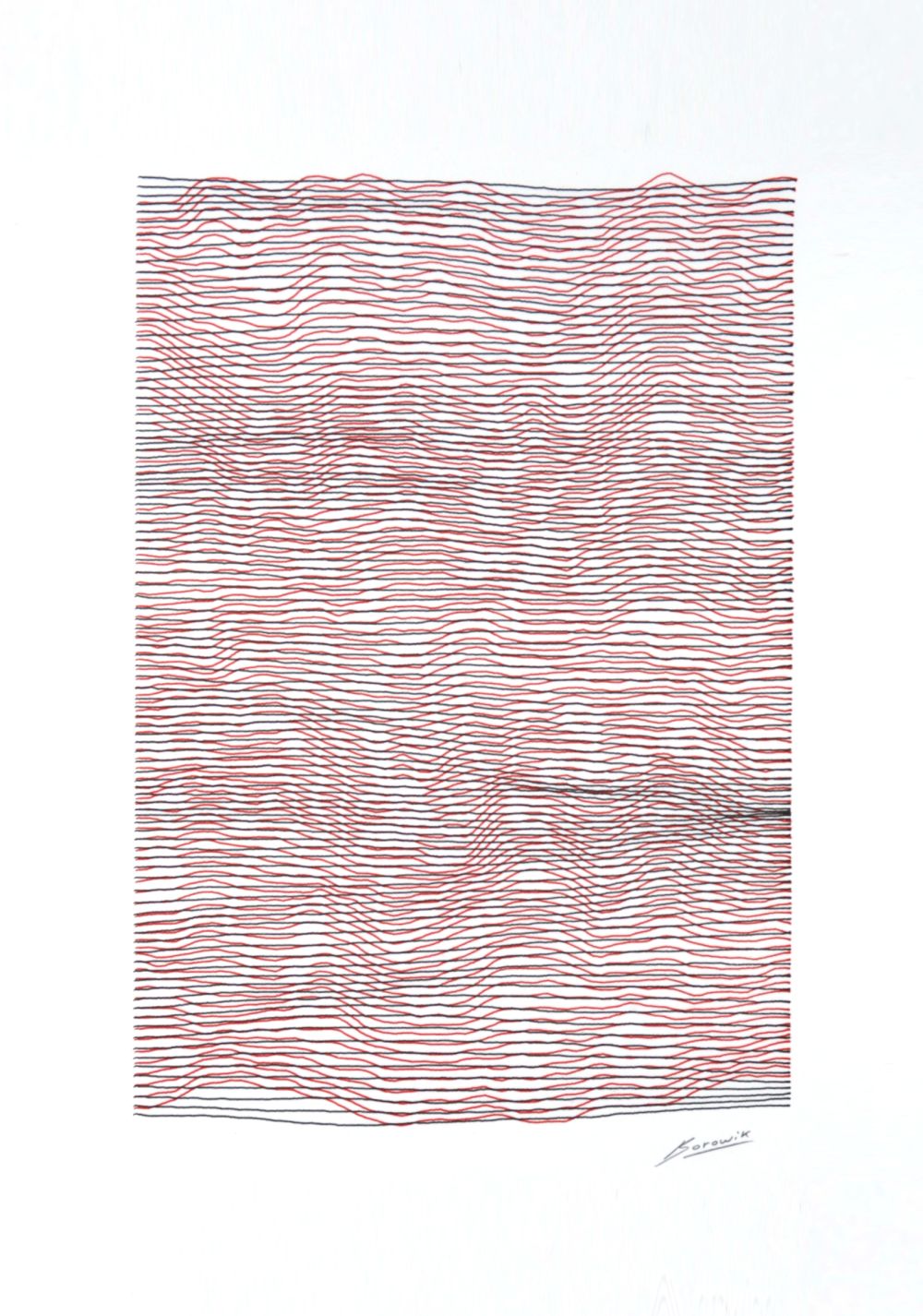 Red and blue pattern