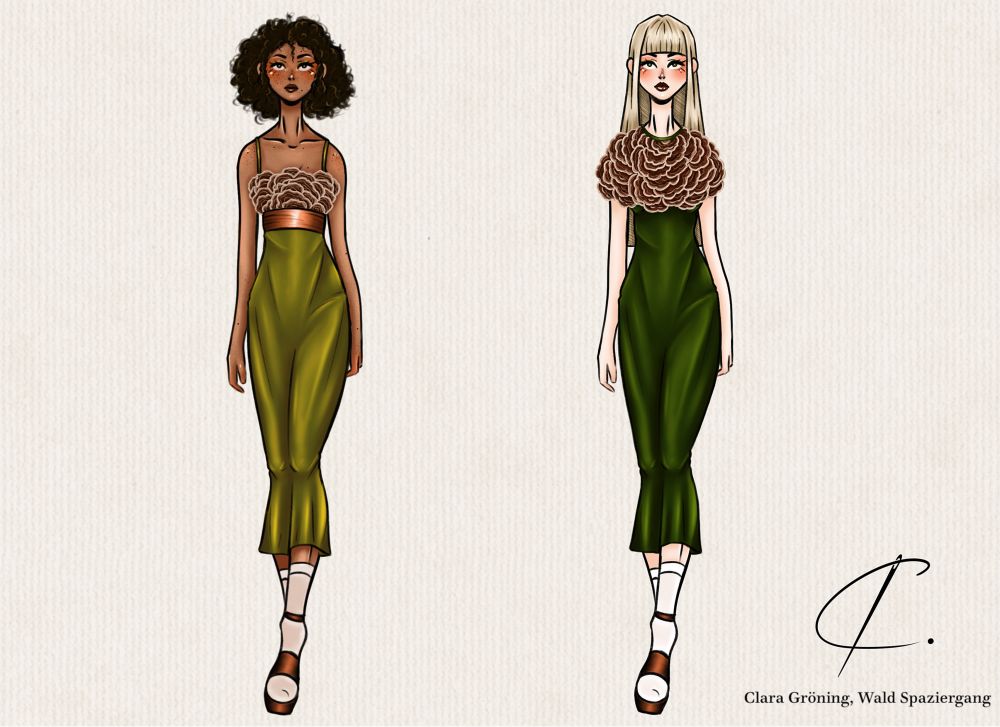 Clara's fashion illustration
