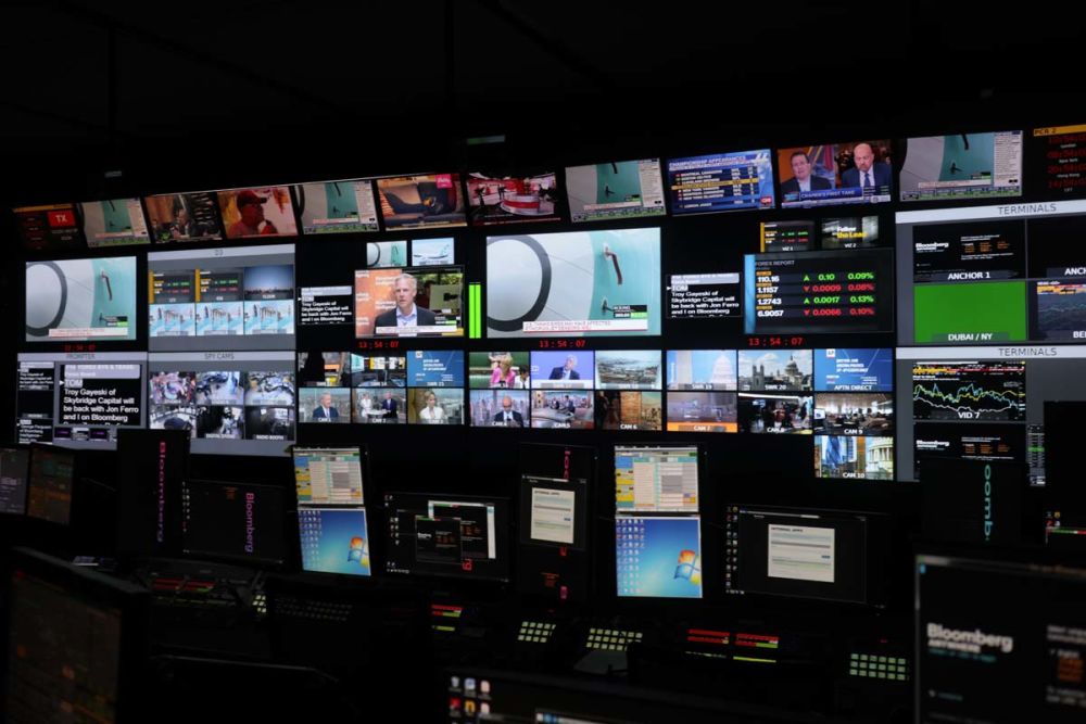 TV Studio control room