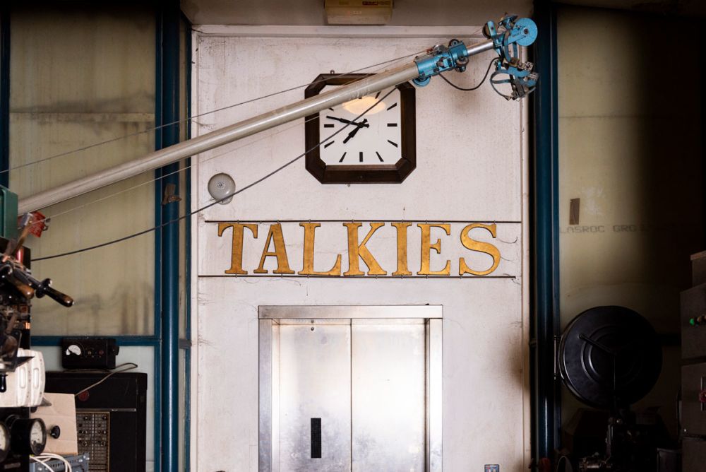Vintage cinema objects in situ at The Cinema Museum
