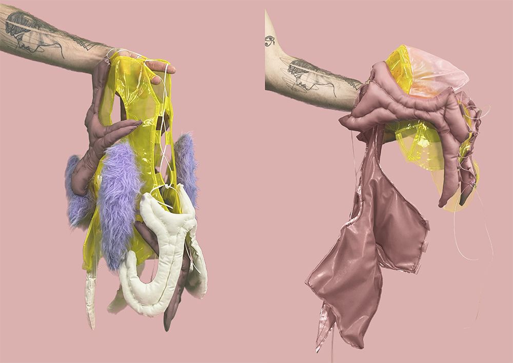 Stephanie Uhart's BA work, examples of a look.