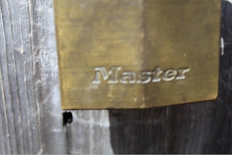 Close up photograph of a lock