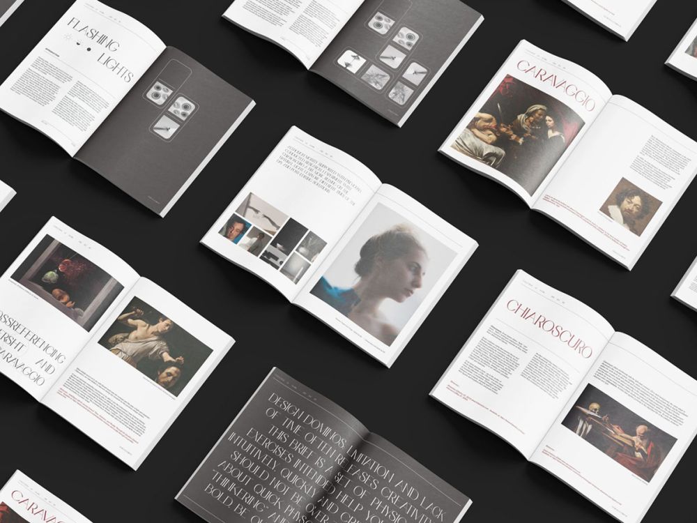 Concept images depicting screens for Wojciech's Final Major Project.