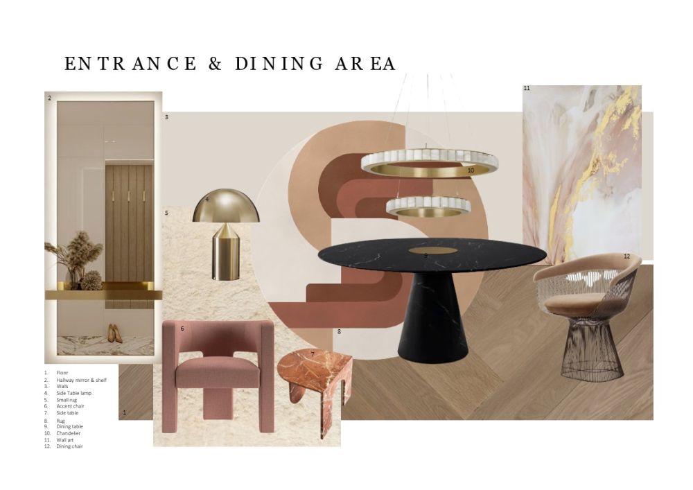 Moodboard by student.