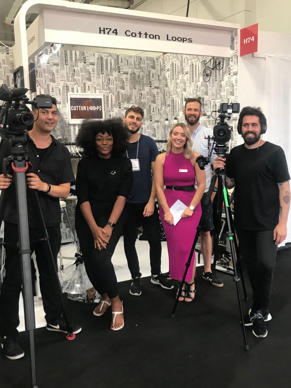 Cotton Loops' designs were show at pure london fashion show