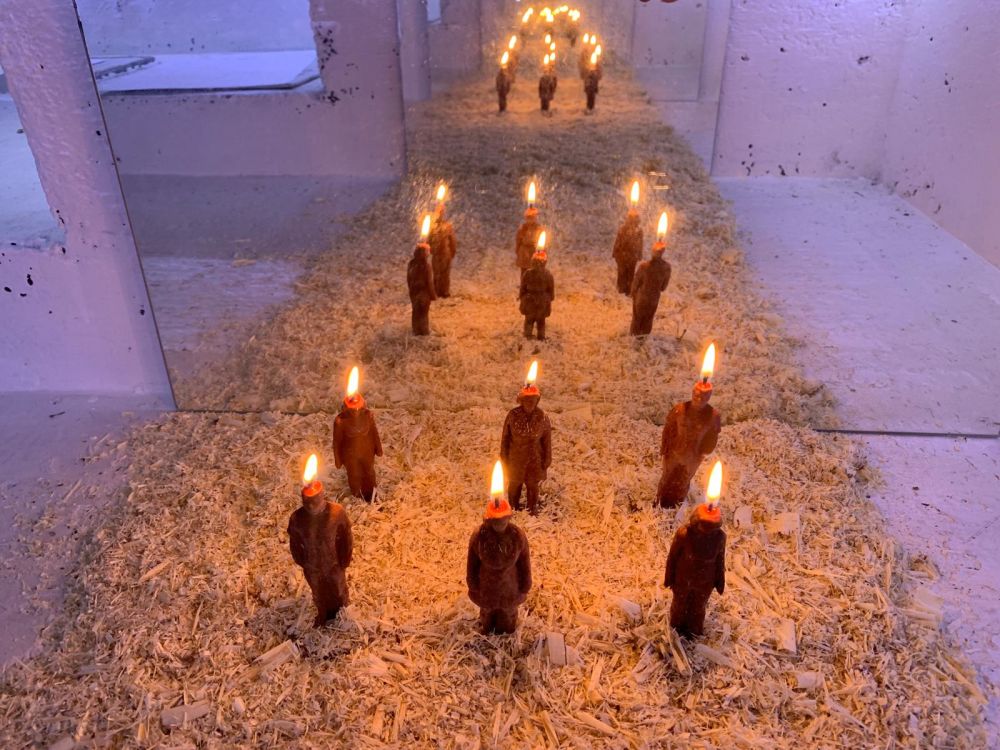Friday_Akimbo candles installation. Photo by Danmei Luo