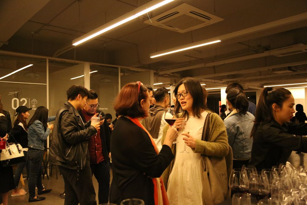 Group of people chatting 
