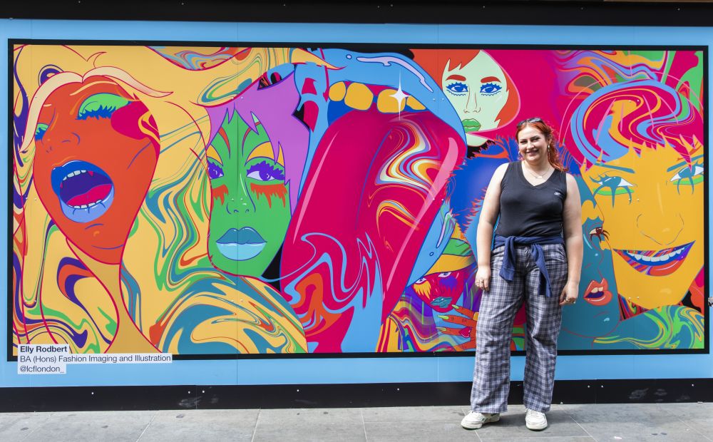 Soho x LCF: Illustration by Elly Rodbert. Photo by Nyla Sammons.