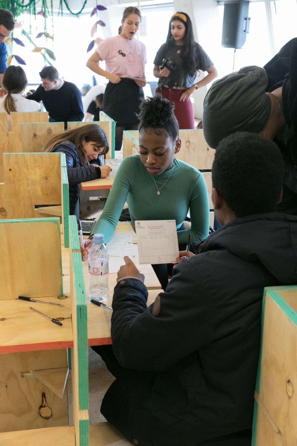 Lend with Care - Tate Exchange Event - girl drawing 