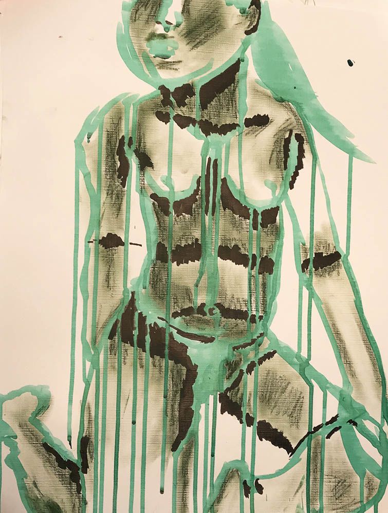 Nude painting by Ellen