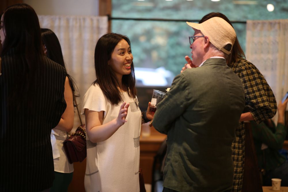 Guest chatting to Jeremy Till