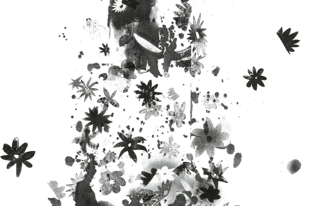 Screen-printing drawing by Augusta.