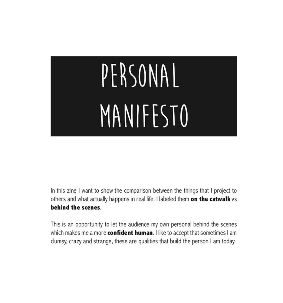 Paula Castellanos Zafra's zine