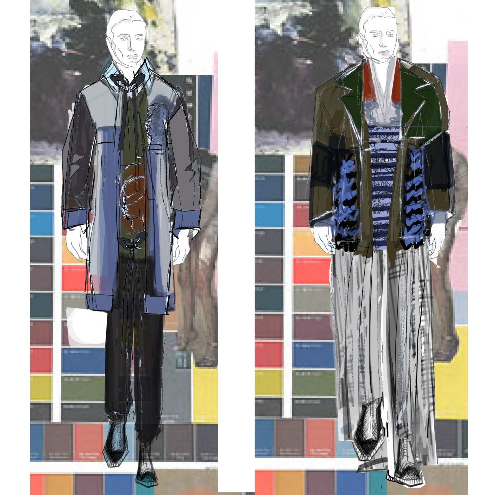 Anna Schuster's collection on the runway