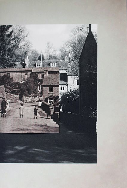 Overlaid images of village