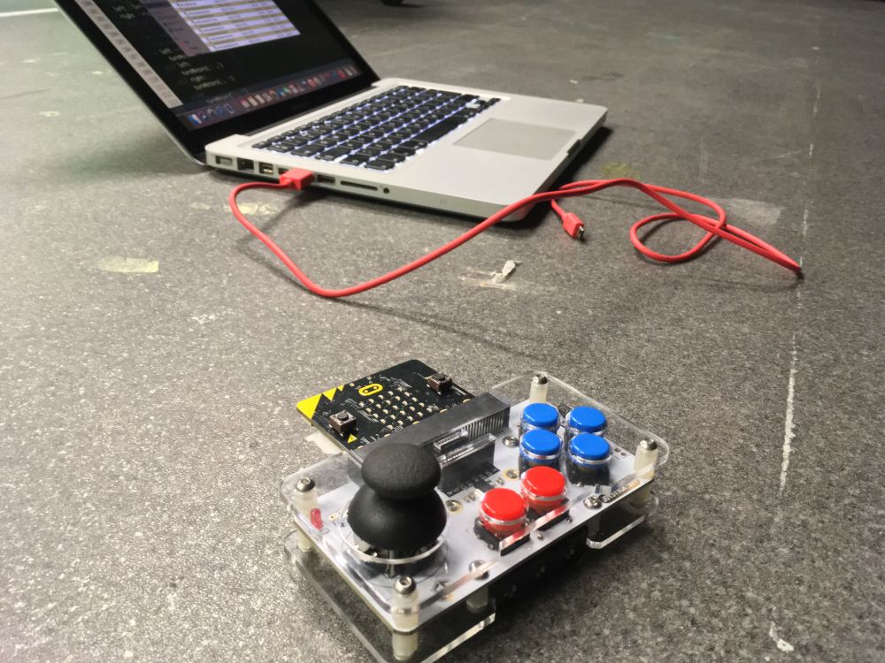 remote control and laptop