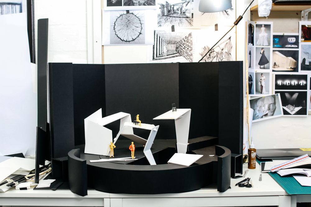 White model made by Laura Rocha Arroya