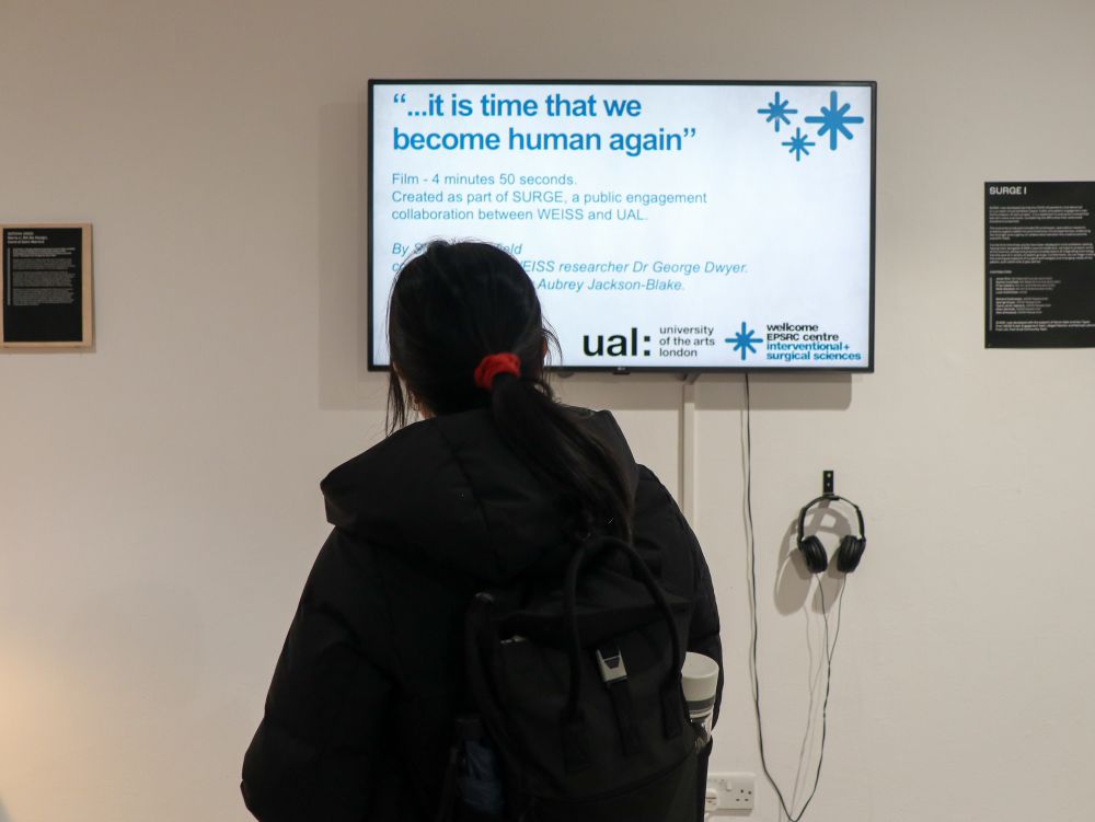 Guests at SURGE 2 exhibition