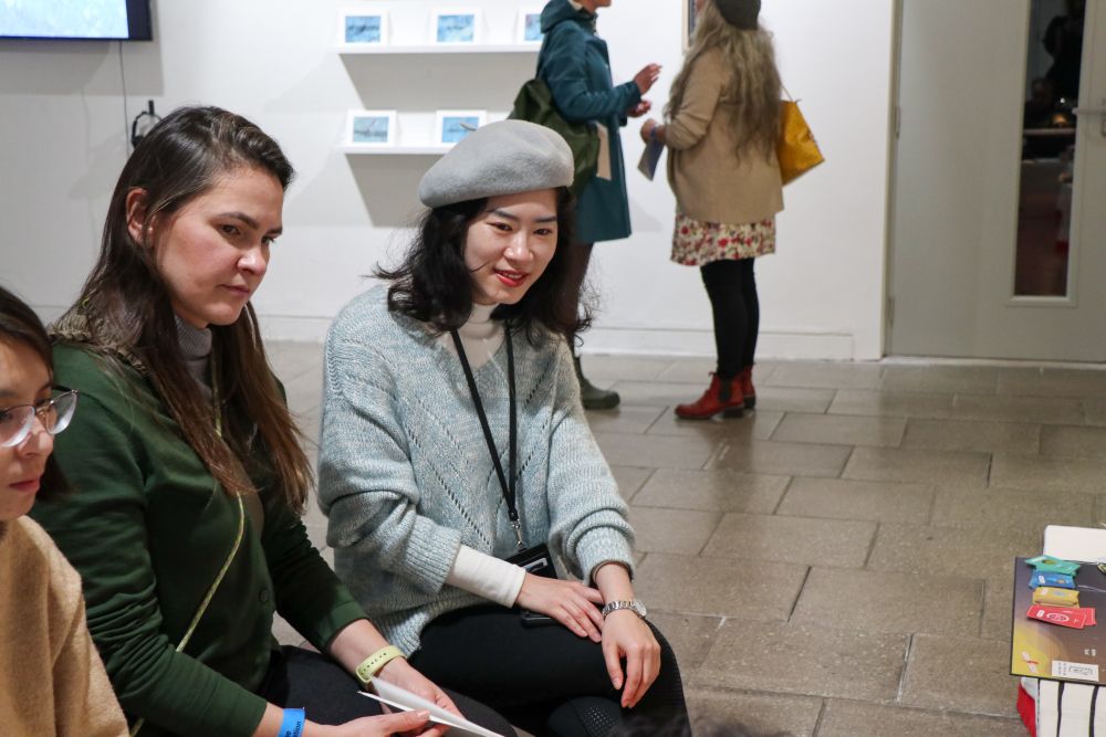 Guests at SURGE 2 exhibition