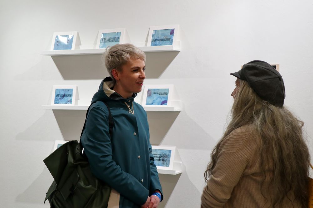 Guests at SURGE 2 exhibition