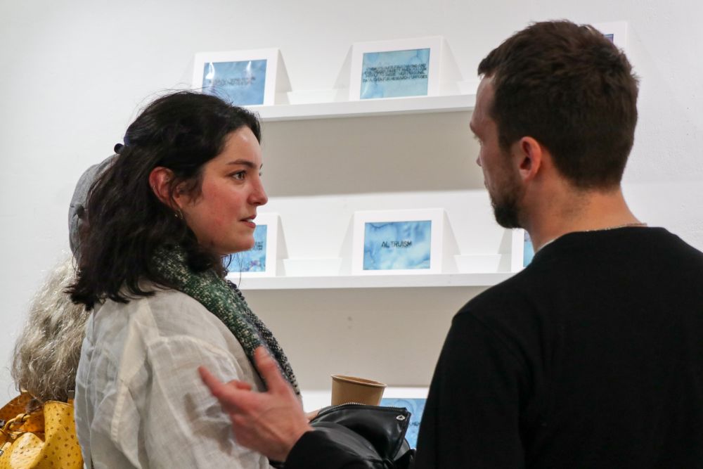 Guests at SURGE 2 exhibition