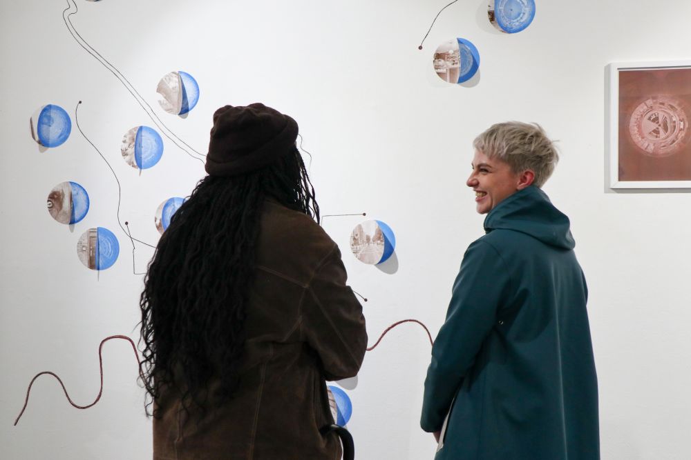 Guests at SURGE 2 exhibition