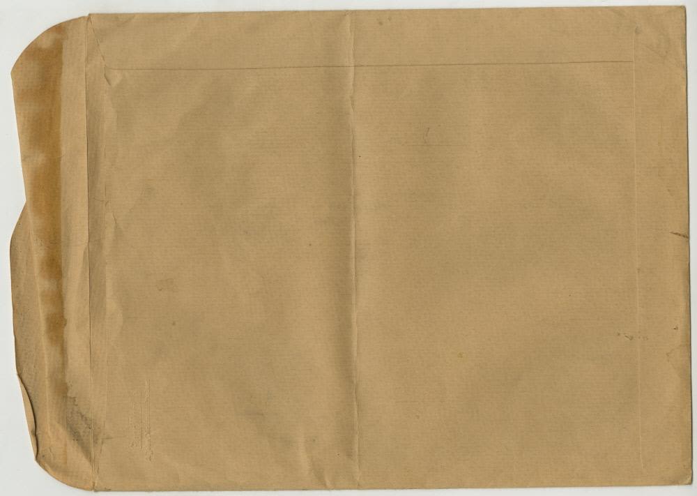 Envelope containing photo, record card and documentation for a ‘Pottery Surface Decoration’ display (reverse). ILEA Collection IA_P6F1_D2.